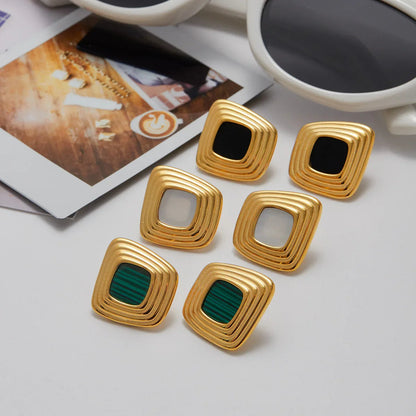 [Echo Fine]Sylvie Geometric Gold Earrings
