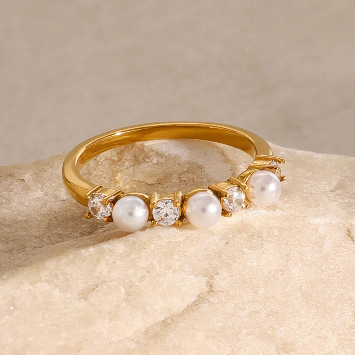 [Echo Fine]Keisha Diamond Pearl Ring