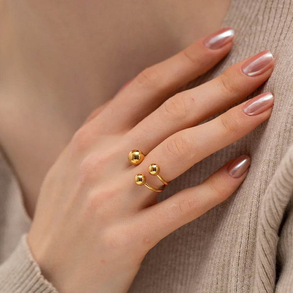 [Echo Fine]Pluto's Orbit Gold Ring