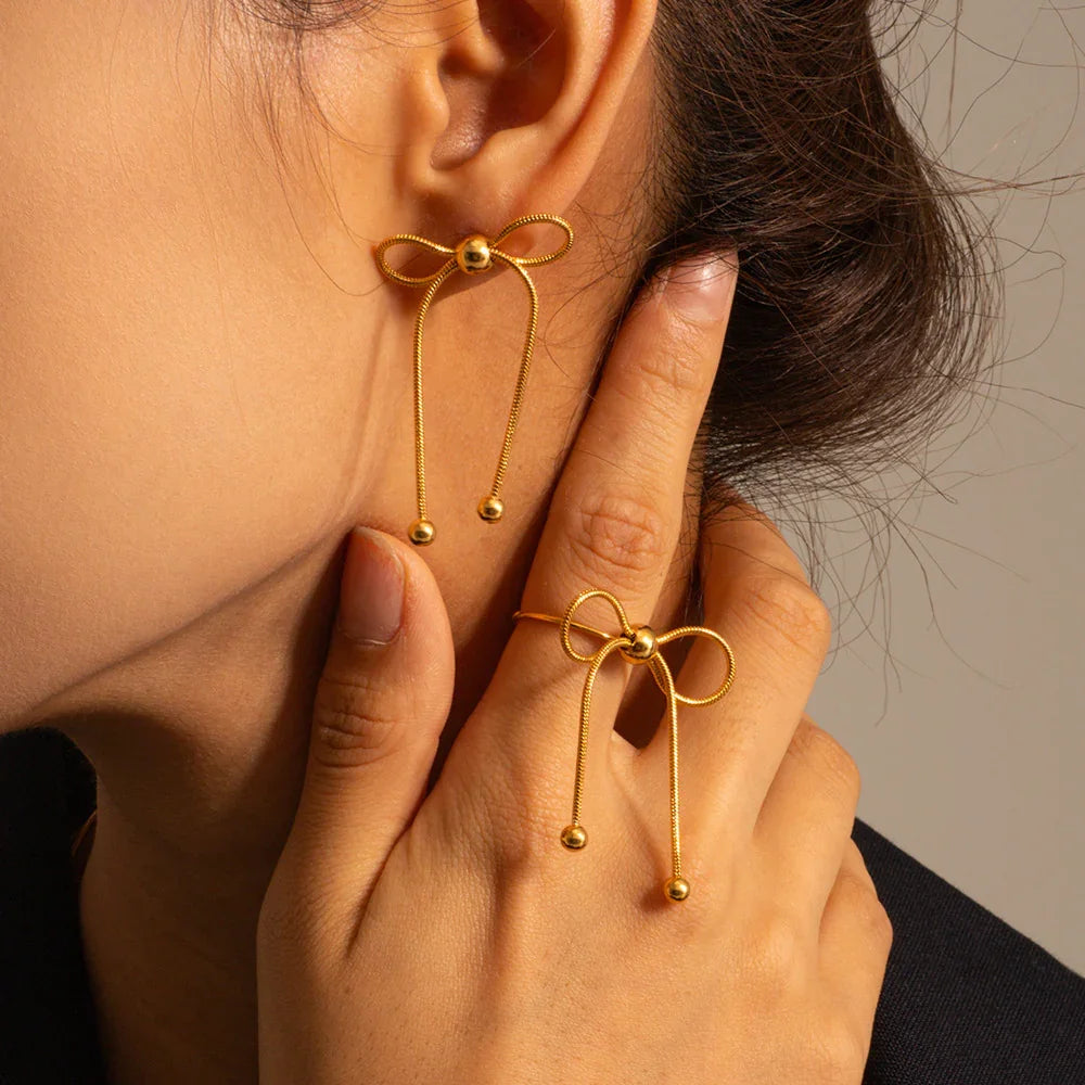 [Echo Fine]Annie Gold Earrings