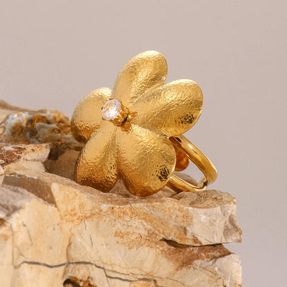 [Echo Fine]Flora Gold Petal Ring