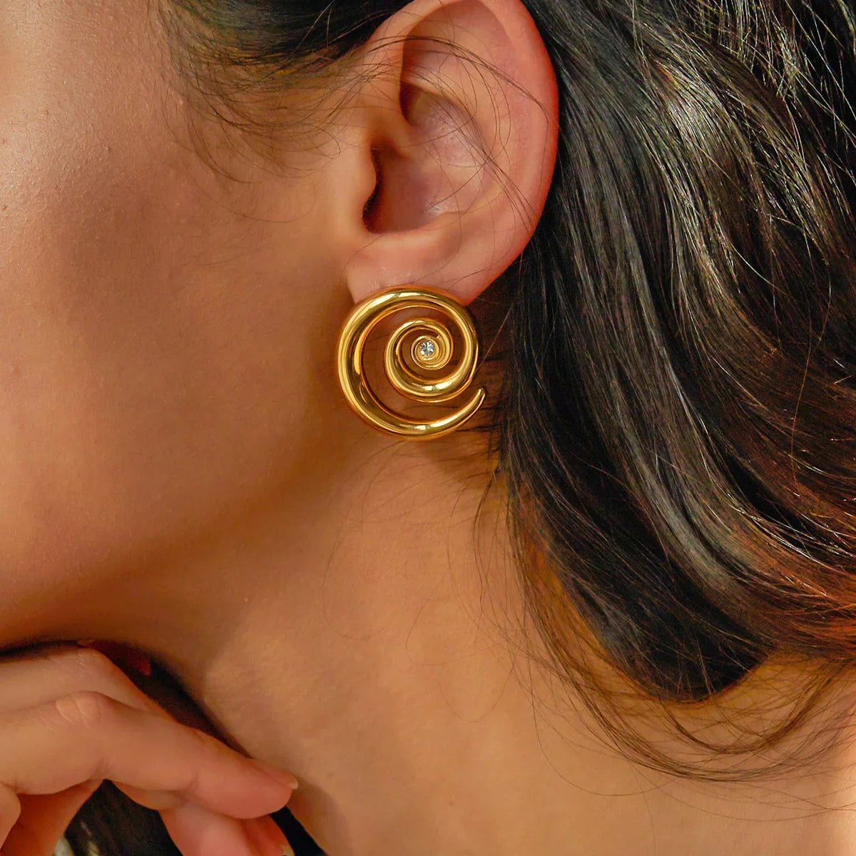 [Echo Fine]Tilly Gold Earrings
