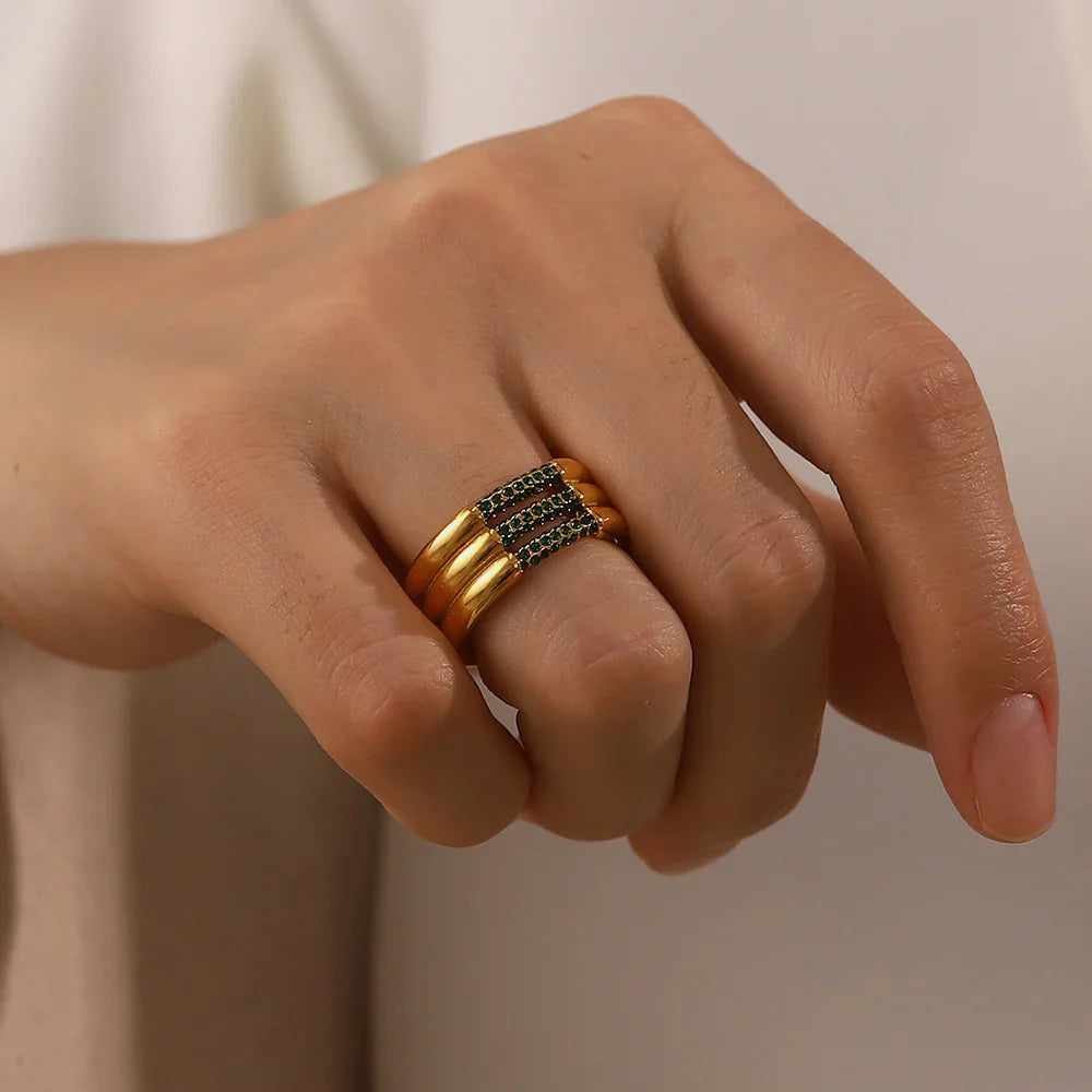[Echo Fine]Serenity Diamond Gold Ring