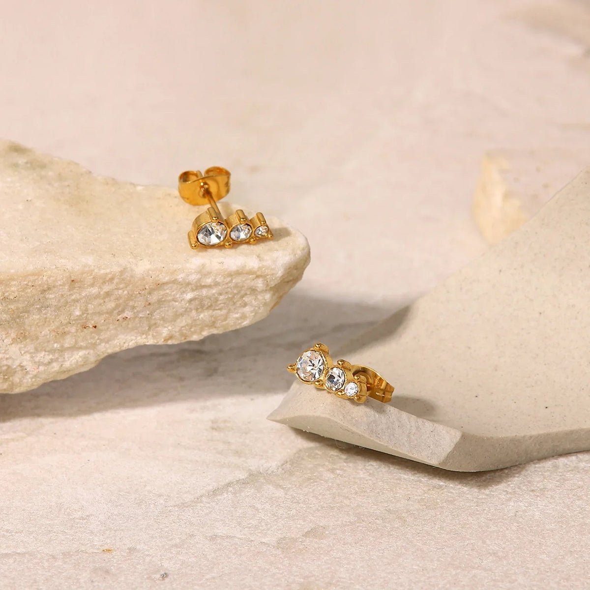 [Echo Fine]Lira Gold Earrings