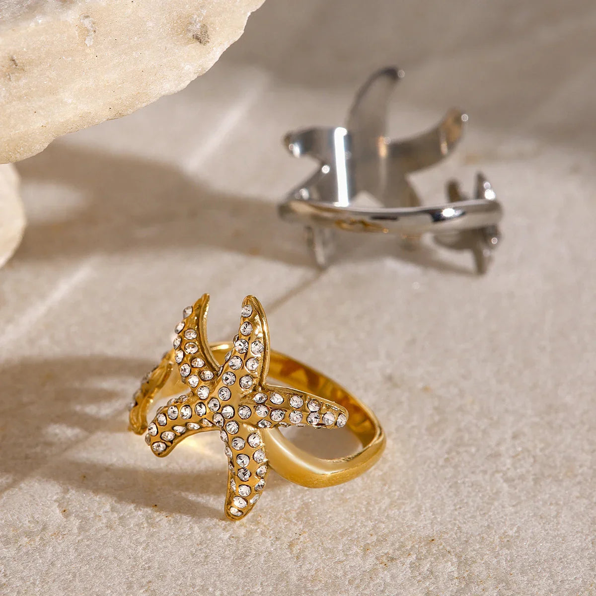 [Echo Fine]Marina Starfish Diamond Ring