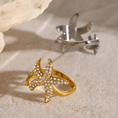 [Echo Fine]Marina Starfish Diamond Ring