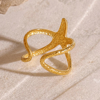 [Echo Fine]Aurelie Gold Starfish Ring