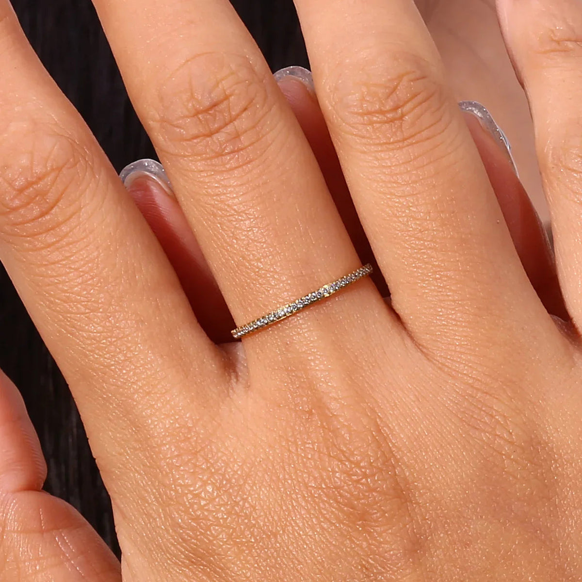 [Echo Fine]Zarra Paved Gold Ring