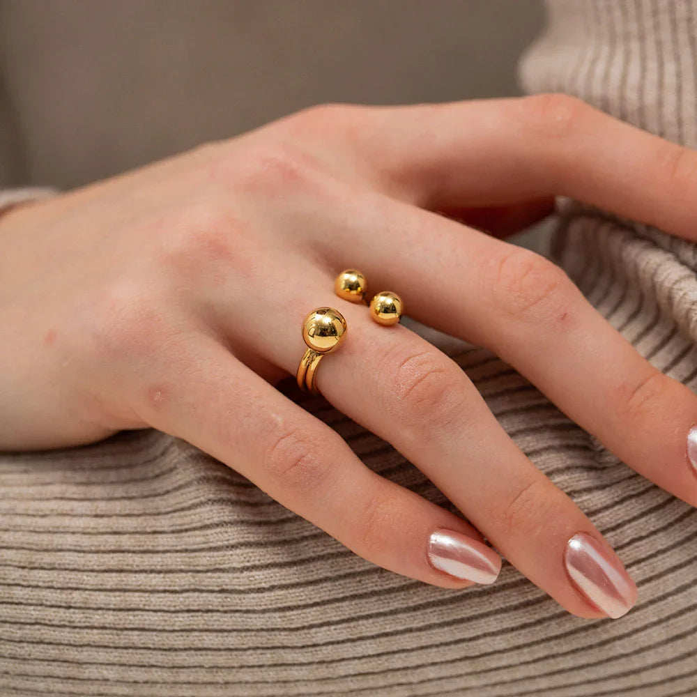 [Echo Fine]Pluto's Orbit Gold Ring