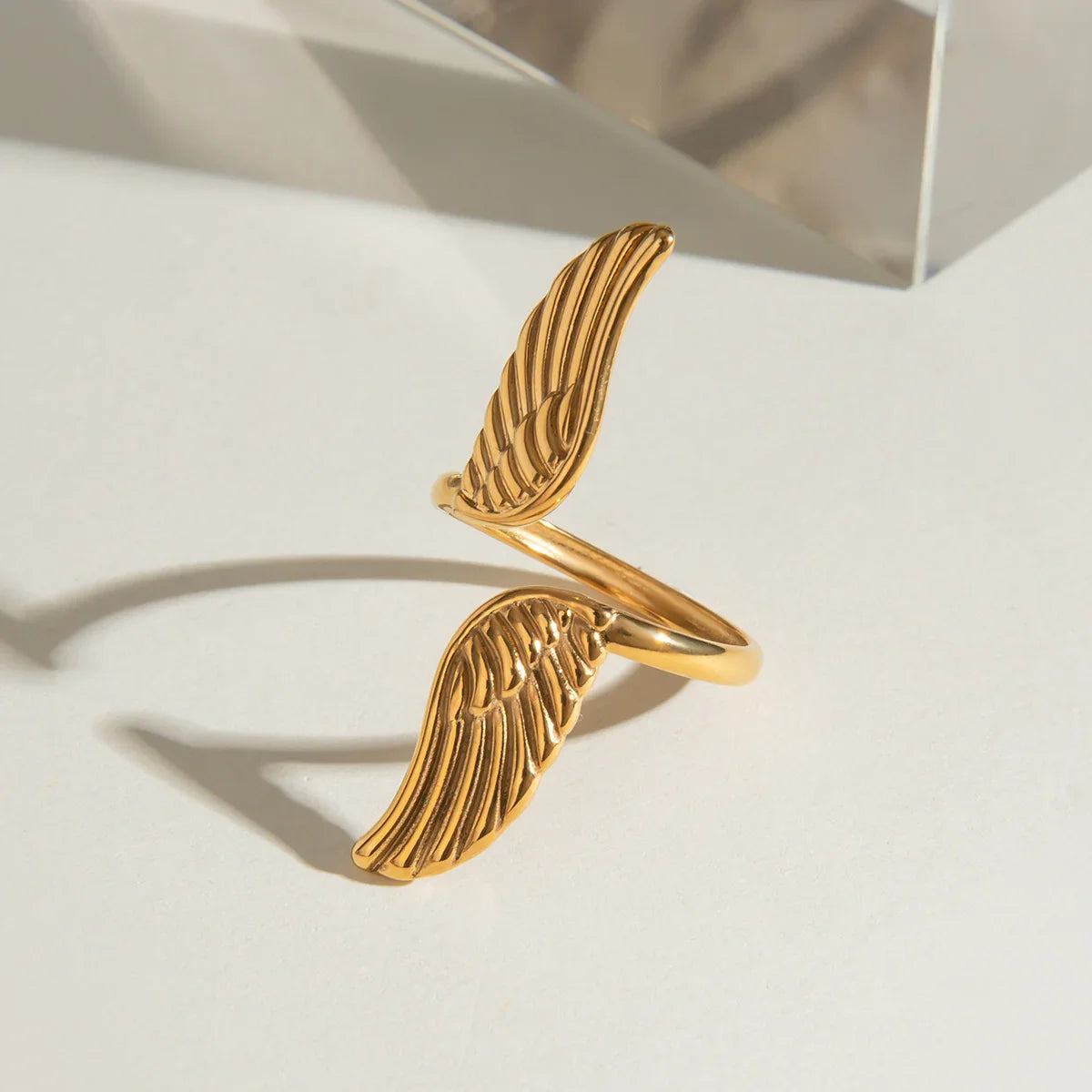 [Echo Fine]Sparrow Gold Wing Ring