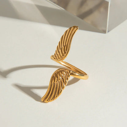 [Echo Fine]Sparrow Gold Wing Ring