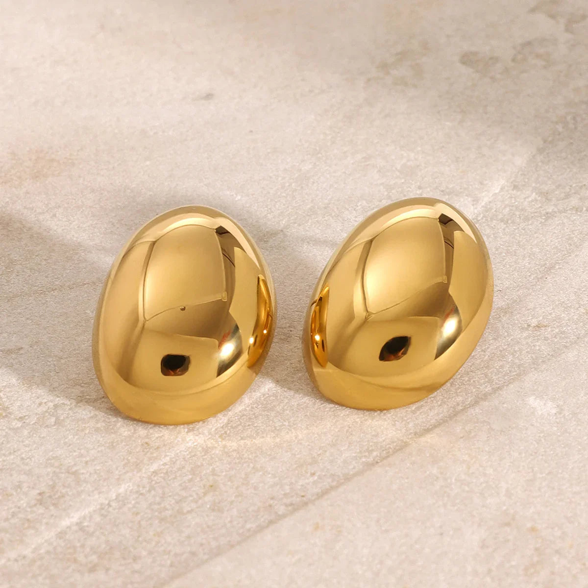 [Echo Fine]Callista Gold Bean Earrings