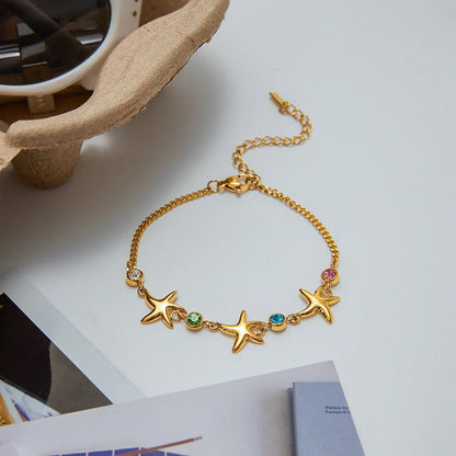 [Echo Fine]Kristine Golden Starfish Bracelet