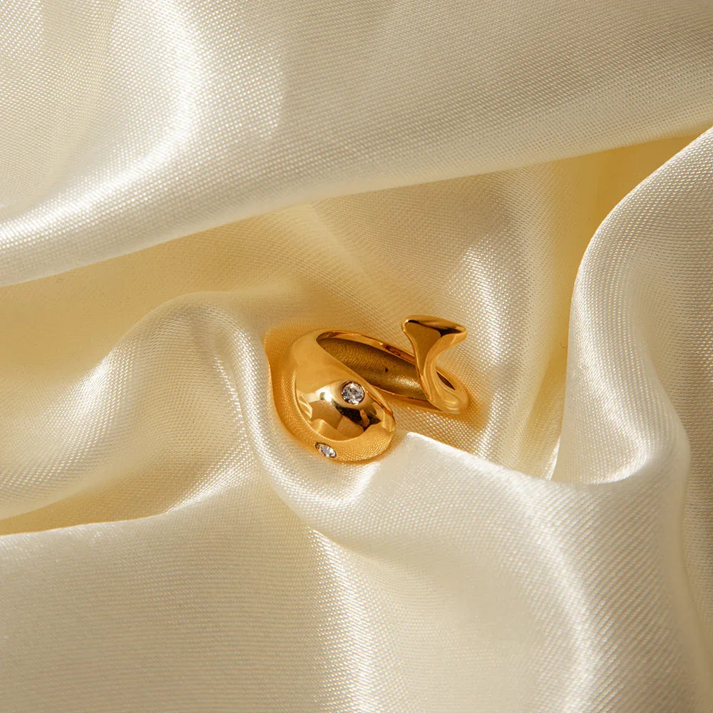 [Echo Fine]Etta Gold Serpent Ring