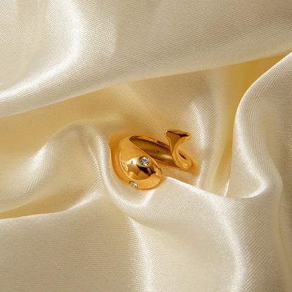 [Echo Fine]Etta Gold Serpent Ring