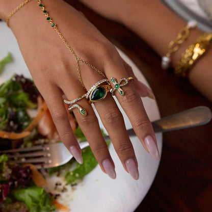 [Echo Fine]Joy Diamond Knot Gold Ring