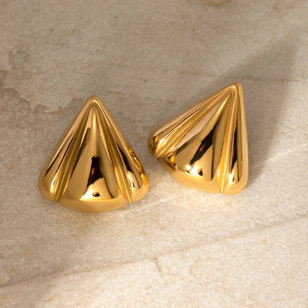 [Echo Fine]Jillian Vintage Gold Earrings