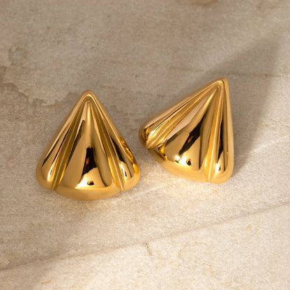 [Echo Fine]Jillian Vintage Gold Earrings