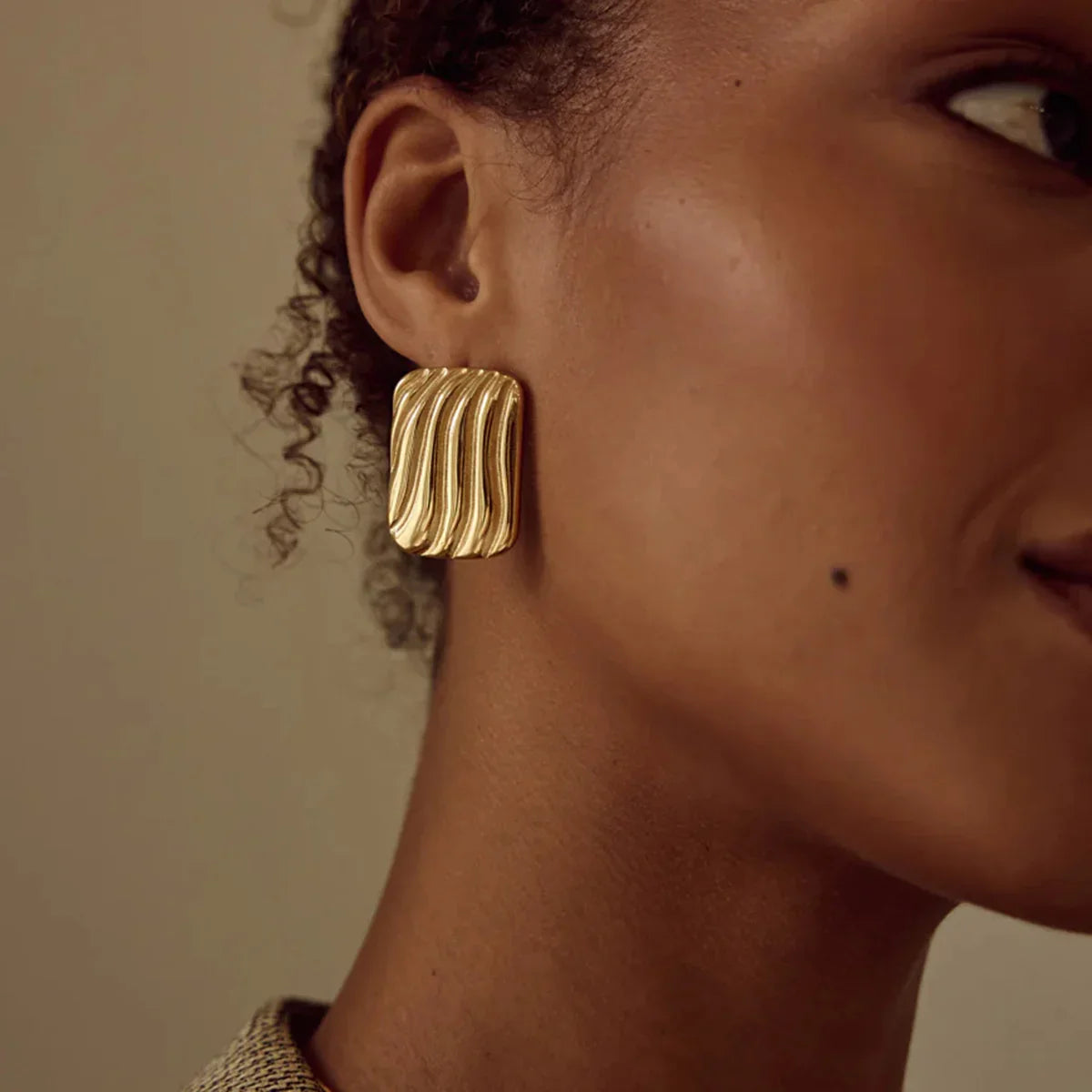 [Echo Fine]Colette Gold Earrings