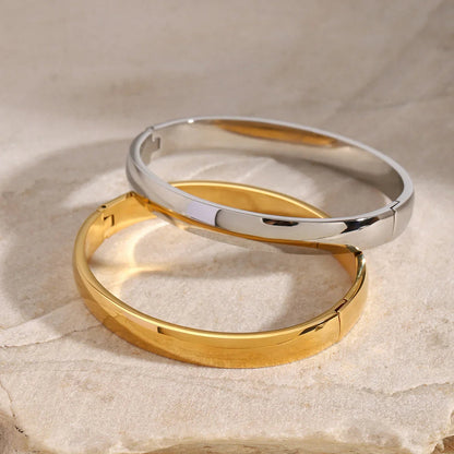 [Echo Fine]Melina Large Stacking Gold Bangle