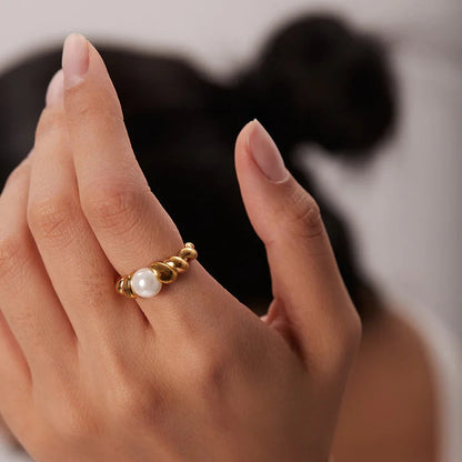 [Echo Fine]Scarlett Freshwater Pearl Ring
