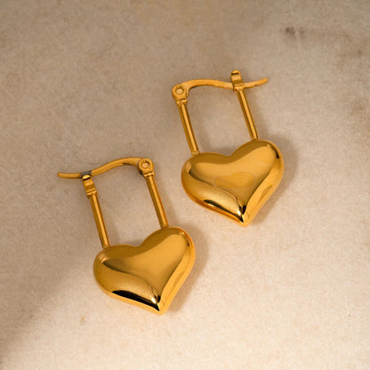 [Echo Fine]Jessamine Heart Earrings