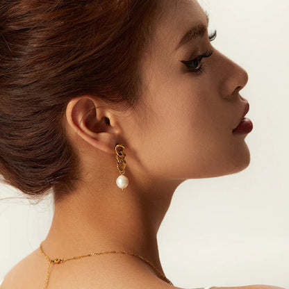 [Echo Fine]Lumina Pearl Earrings
