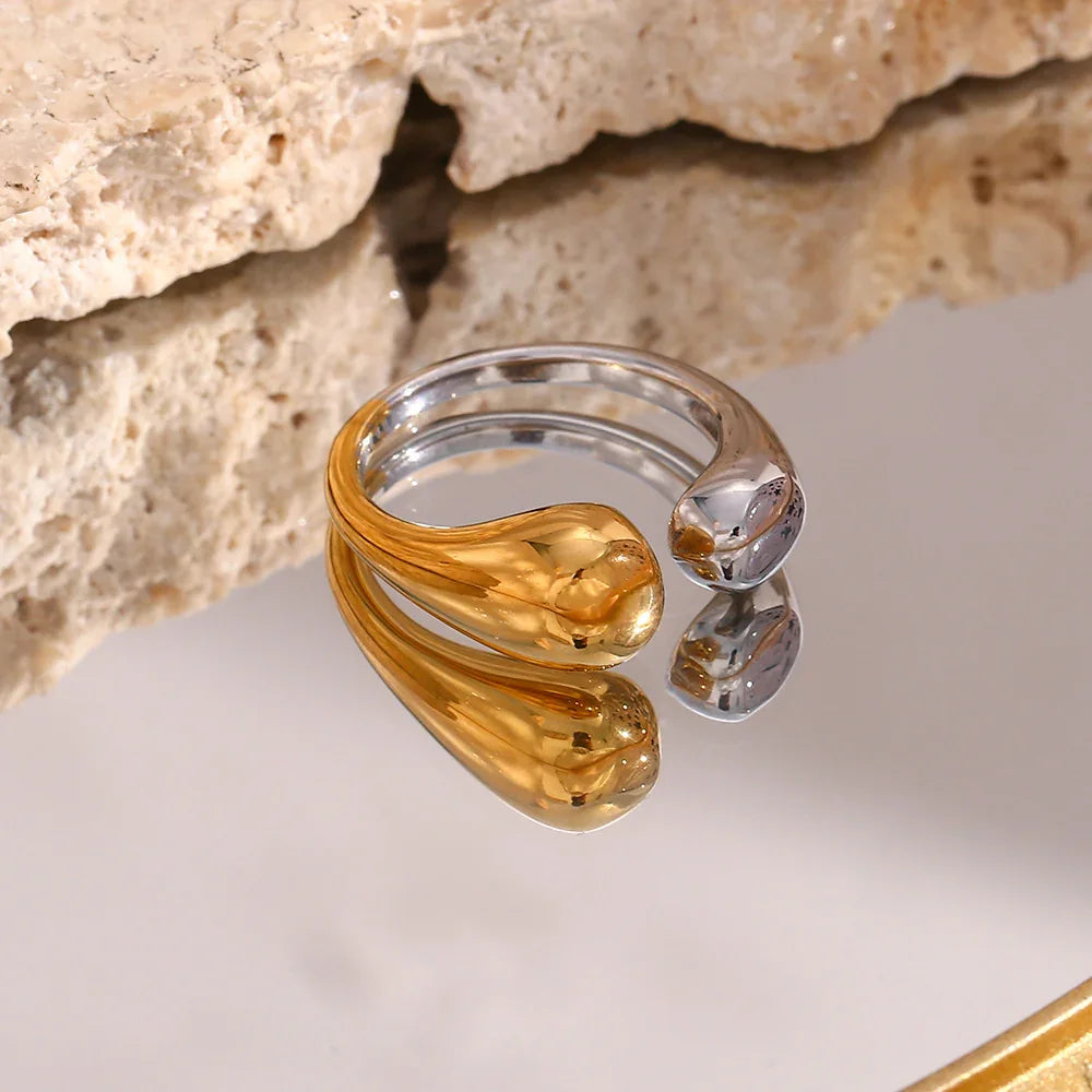 [Echo Fine]Seren Two Tone Gold Ring