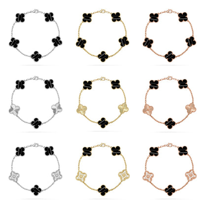 [ECHO ] CLOVER 5 MOTIF PULSAR STONE BRACELET COLLECTION