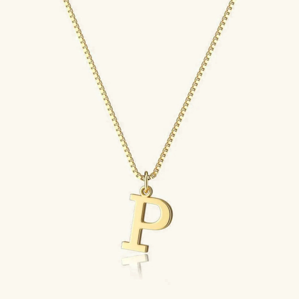 [Echo Fine]Therese Letter Initial Gold Necklace