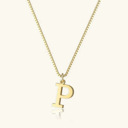 [Echo Fine]Therese Letter Initial Gold Necklace