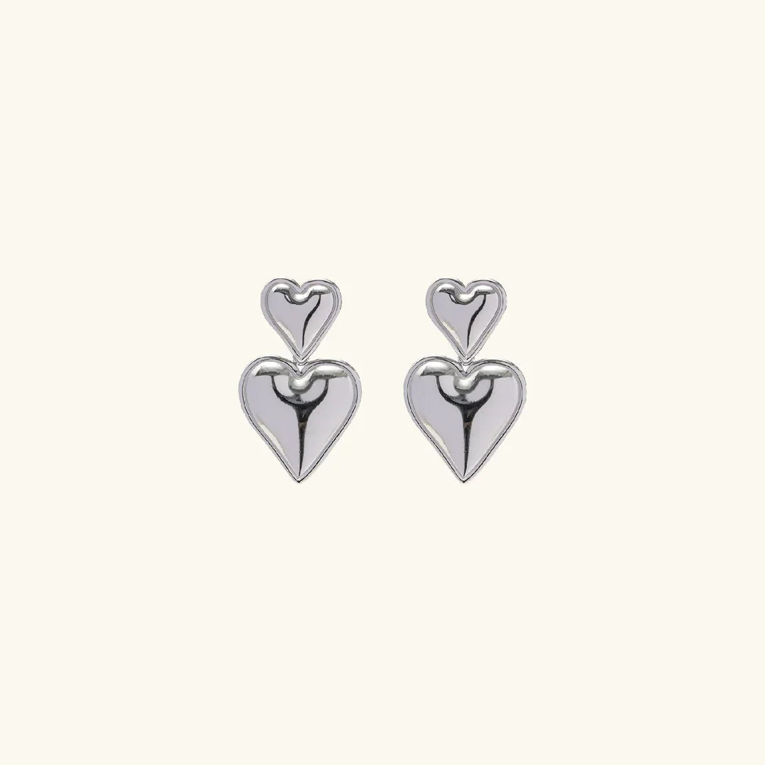 [Echo Fine]Zofia Gold Heart Earrings