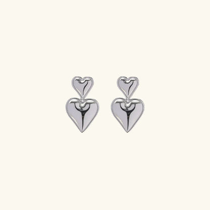 [Echo Fine]Zofia Gold Heart Earrings
