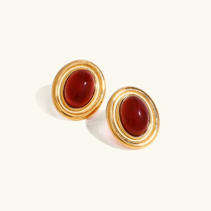 [Echo Fine]Fresca Gemstone Earrings