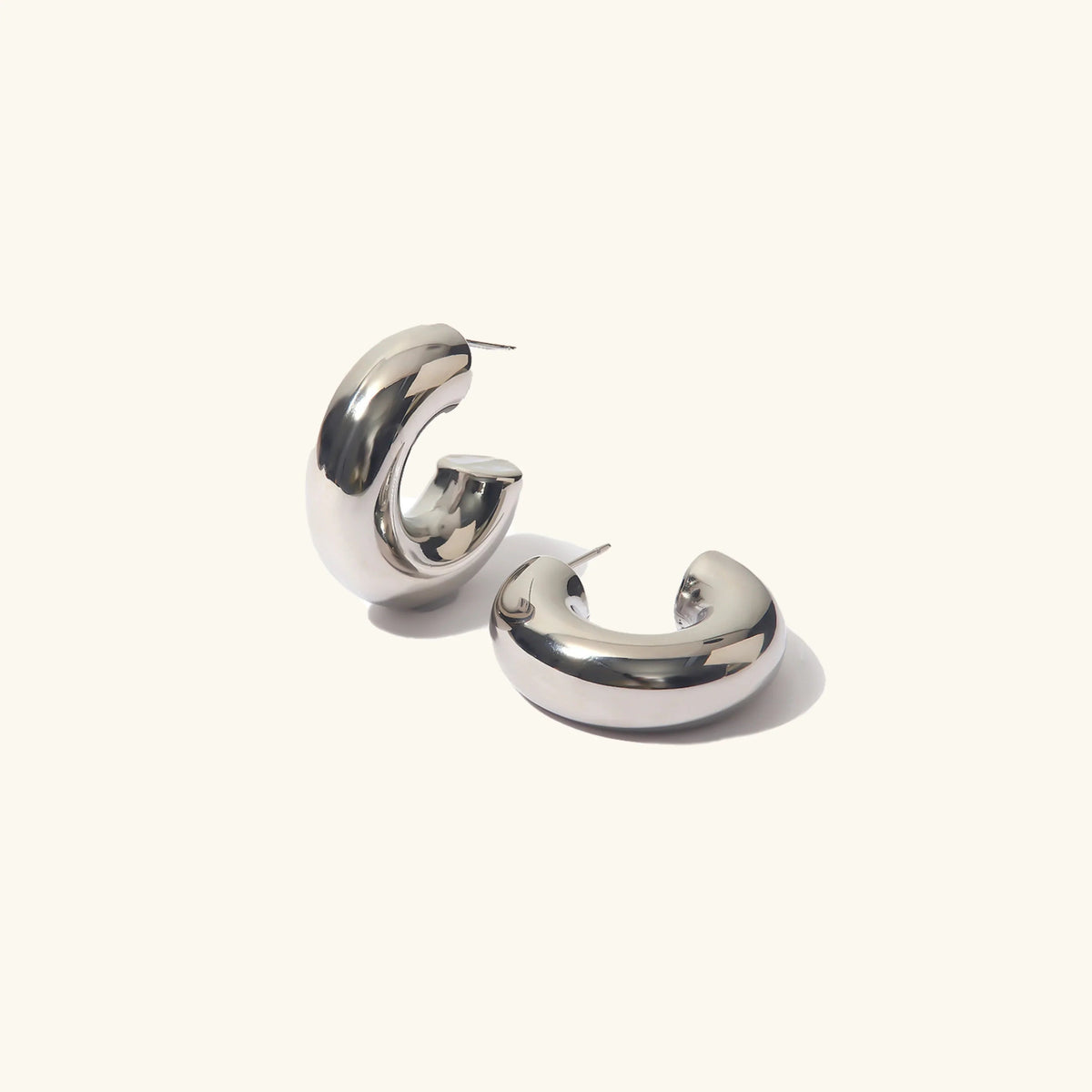 [Echo Fine]Natalia Chunky Gold Hoops