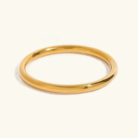 [Echo Fine]Lina Smooth Gold Bangle