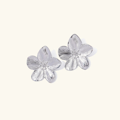[Echo Fine]Allysa Flower Gold Earrings
