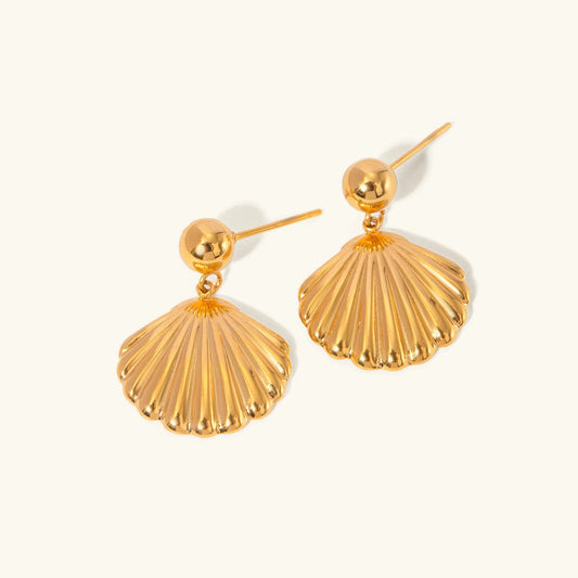 [Echo Fine]Delianna Shell Earrings