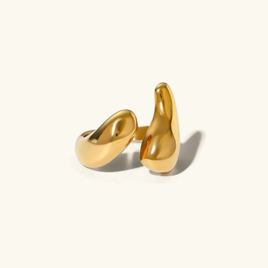 [Echo Fine]Abstract Gold Ring