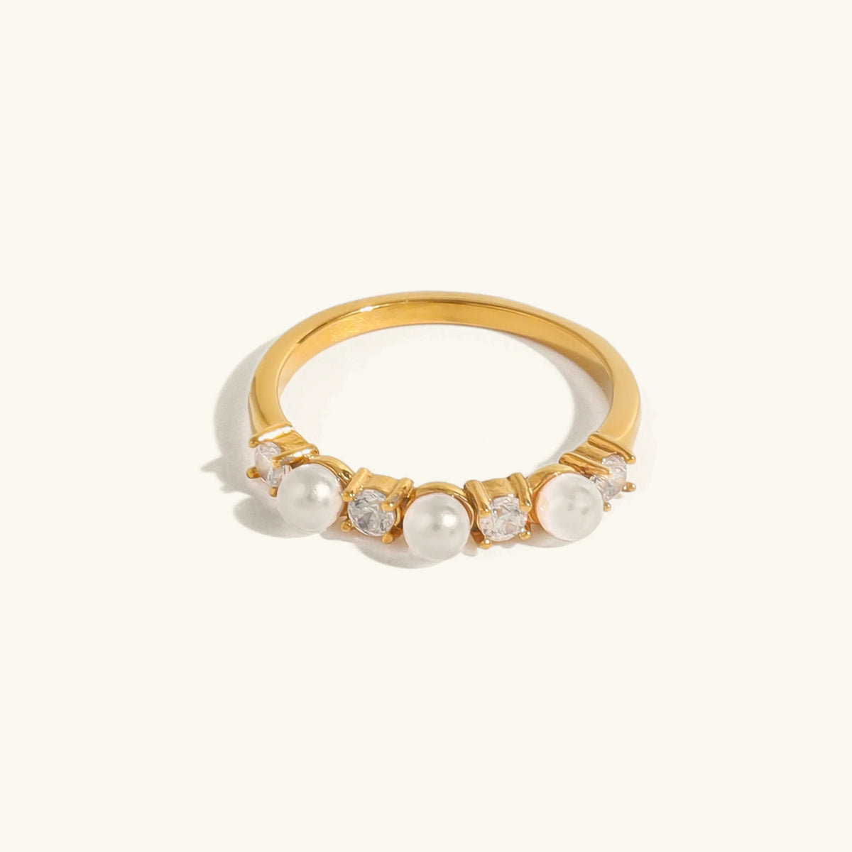 [Echo Fine]Keisha Diamond Pearl Ring