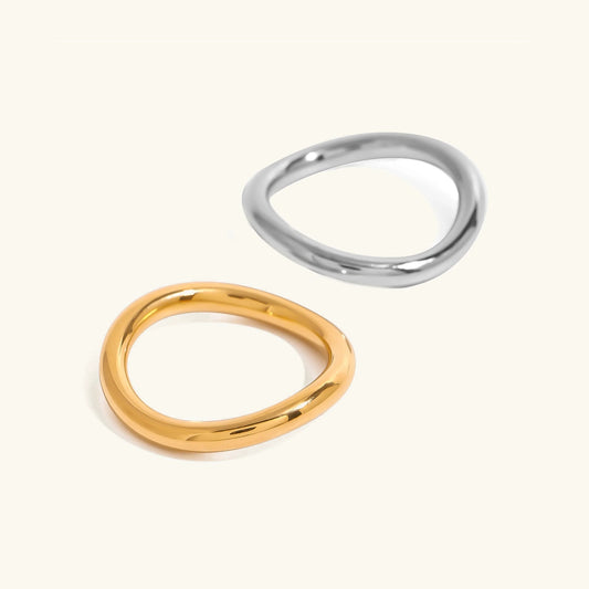 [Echo Fine]Miley Gold & Silver Layered Rings