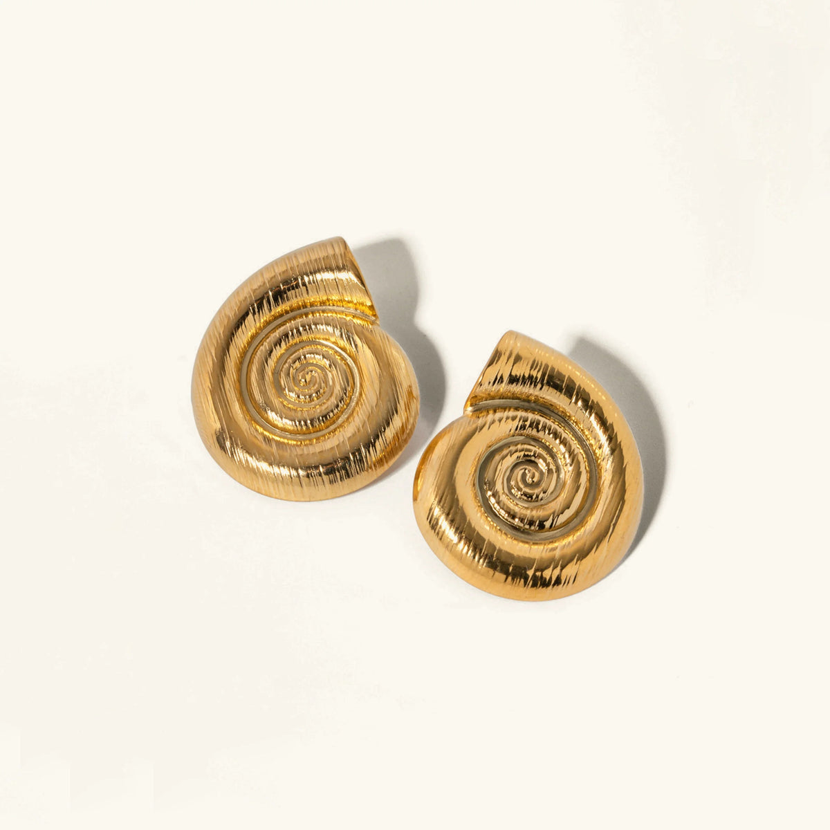 [Echo Fine]Nauticia Gold Shell Earrings