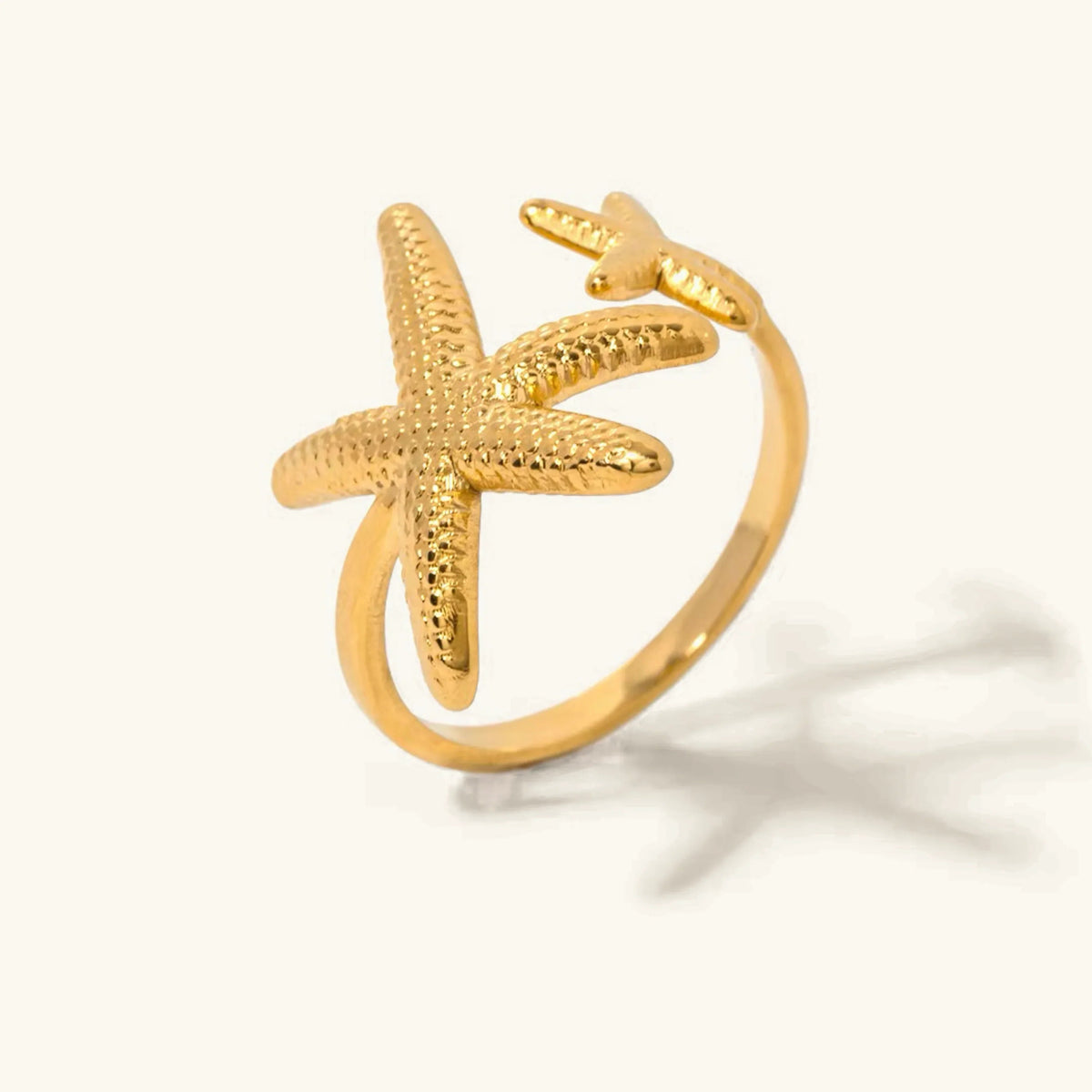 [Echo Fine]Seastar Gold Starfish Ring
