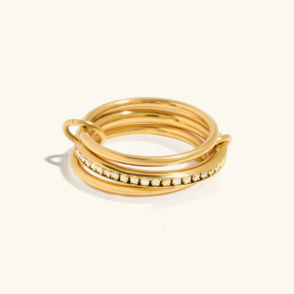 [Echo Fine]Divine Diamond Ring Stack