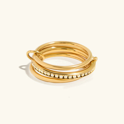 [Echo Fine]Divine Diamond Ring Stack