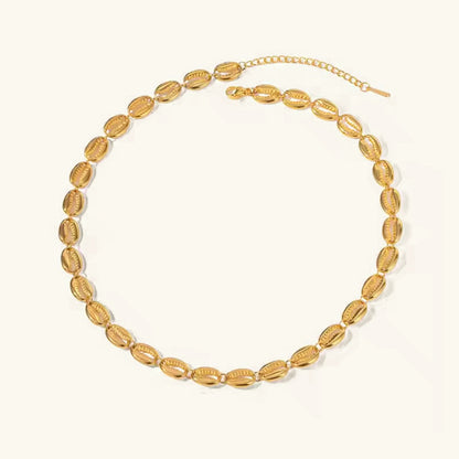 [Echo Fine]Pacifica Gold Seashell Necklace