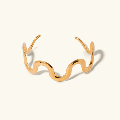 [Echo Fine]Senna Twisted Gold Bangle