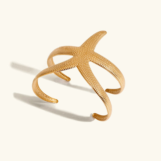 [Echo Fine]Annika Gold Starfish Cuff