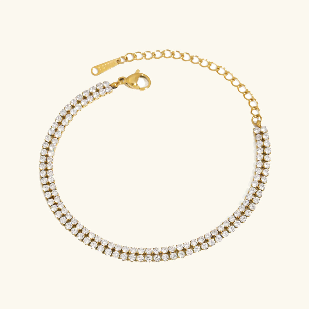 [Echo Fine]Florabelle Double Tennis Bracelet