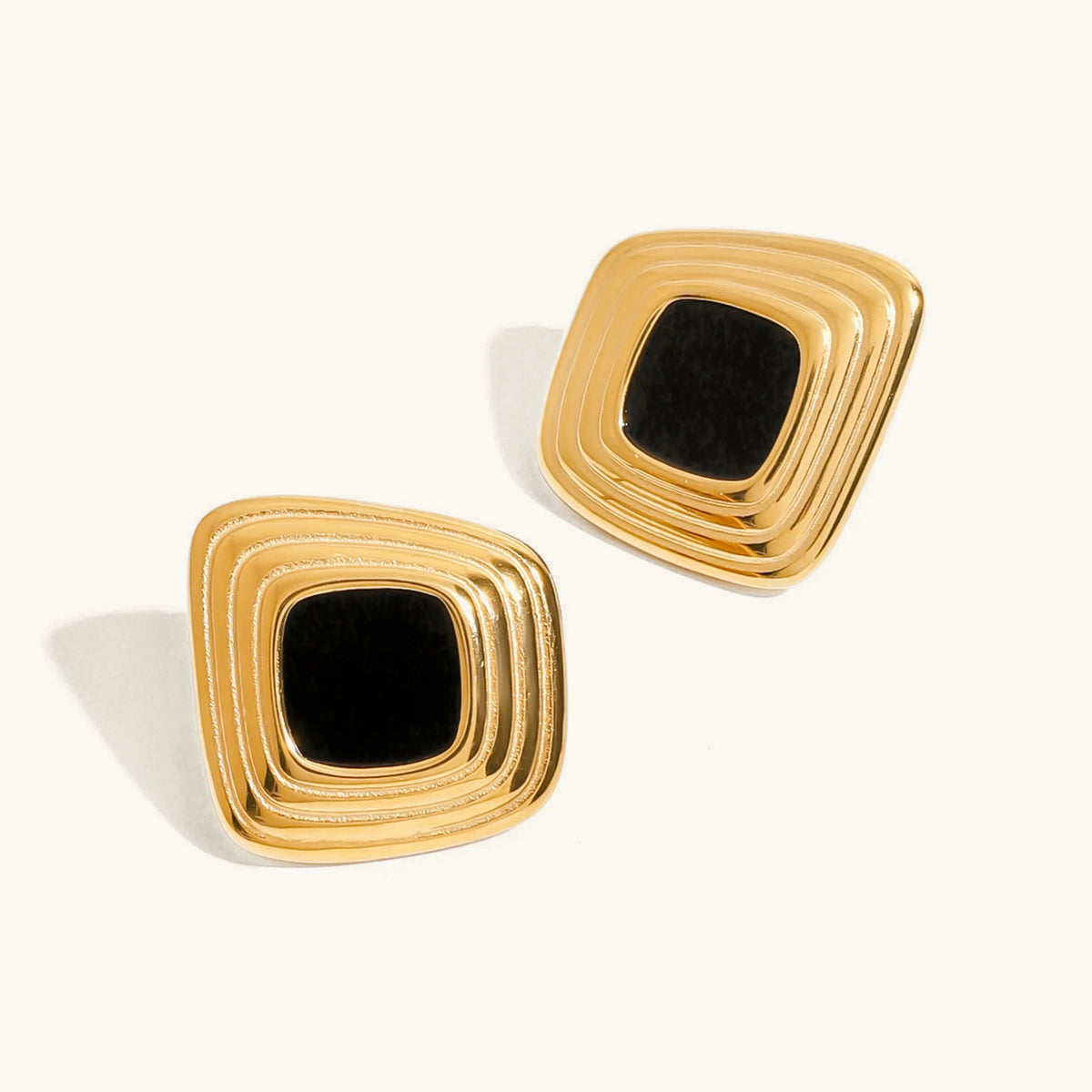 [Echo Fine]Sylvie Geometric Gold Earrings
